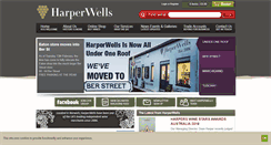 Desktop Screenshot of harperwells.com