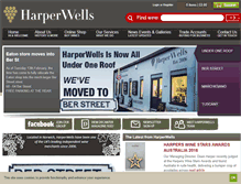 Tablet Screenshot of harperwells.com